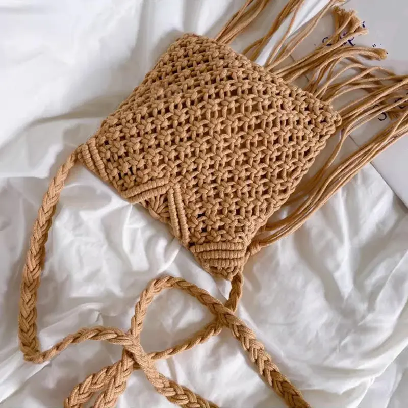 Summer Fashion Woven Hollow Out Shoulder Crossbody Beach Bag Female Travel Handbag Women Messenger Bags Bolsa
