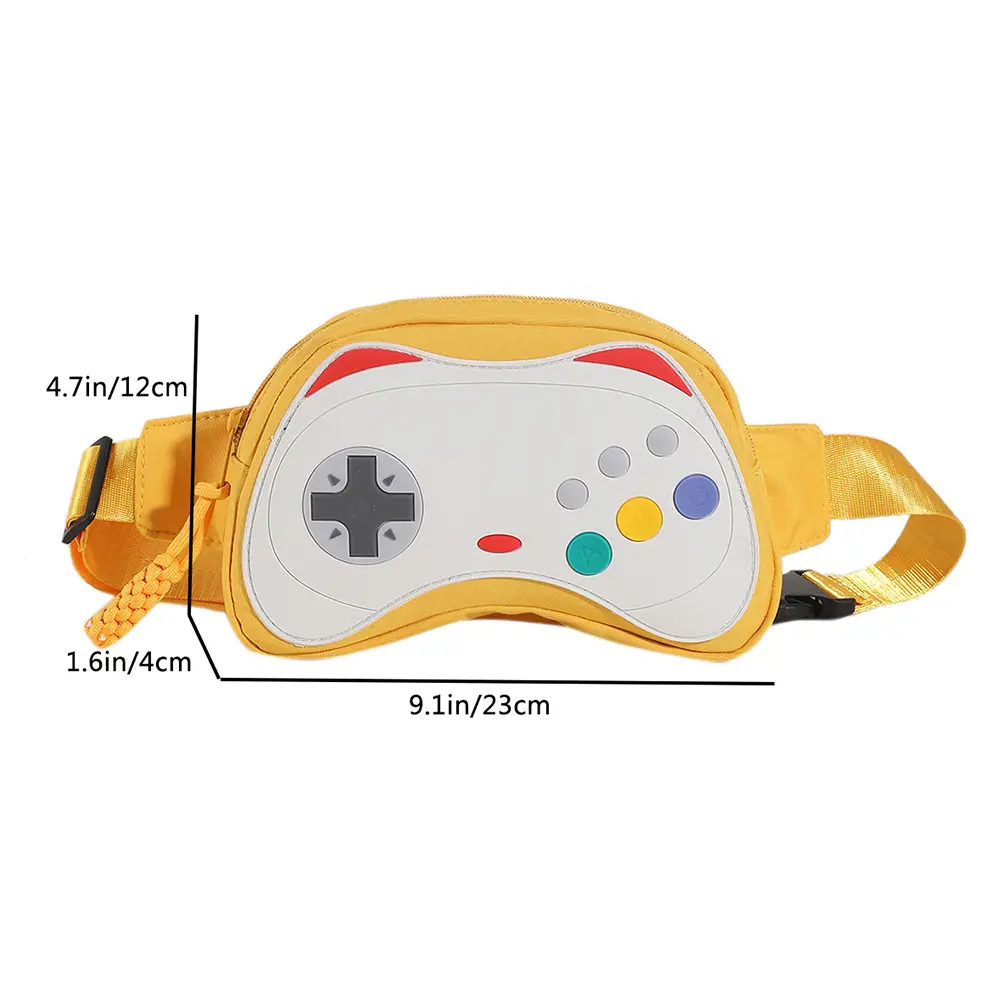 Women Crossbody Chest Bags Cute Girl Shoulder Bag Gamepad New Handbags Portable Fanny Pack Nylon Waterproof Waist Pack Belt Bags