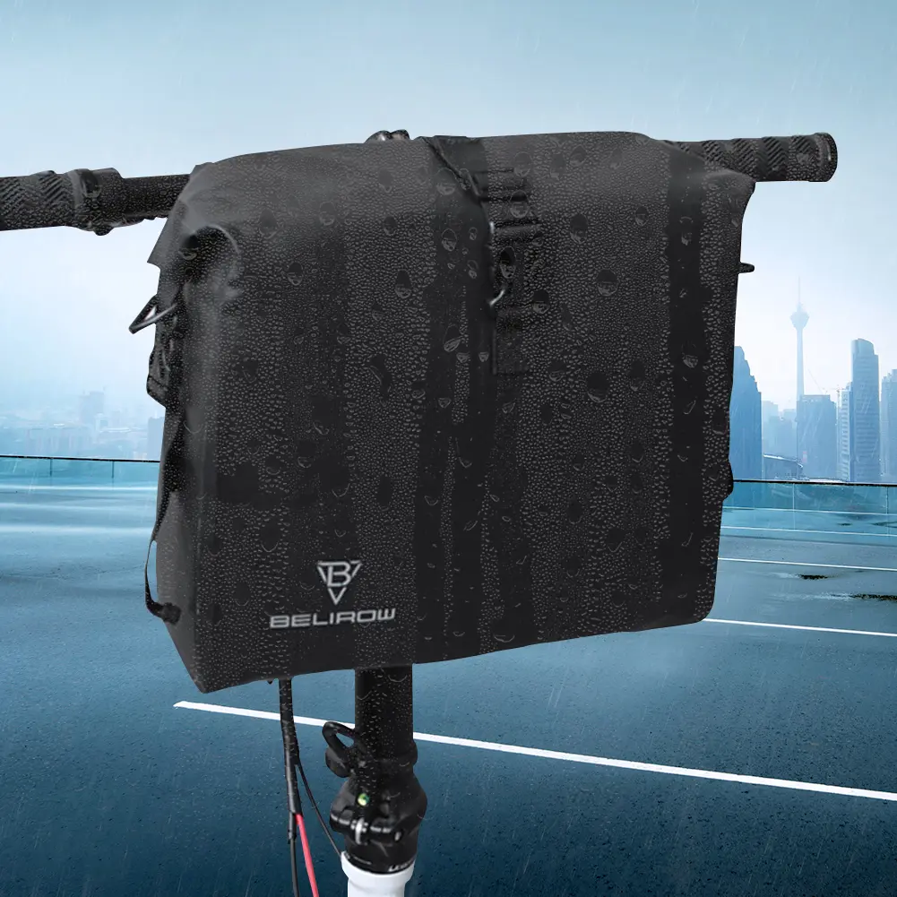 9L Mountain Bike Frame Bags Large Capacity Bicycle Front Bags Outdoor Waterproof Satchel Electric Vehicle Handlebar Storage Bags