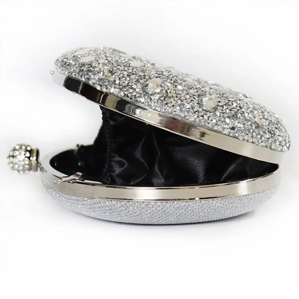 2023 Diamond Women Luxury Clutch Evening Bag Wedding Crystal Ladies Cell Phone Pocket Purse Female Sparkly Wallet for Party Gift