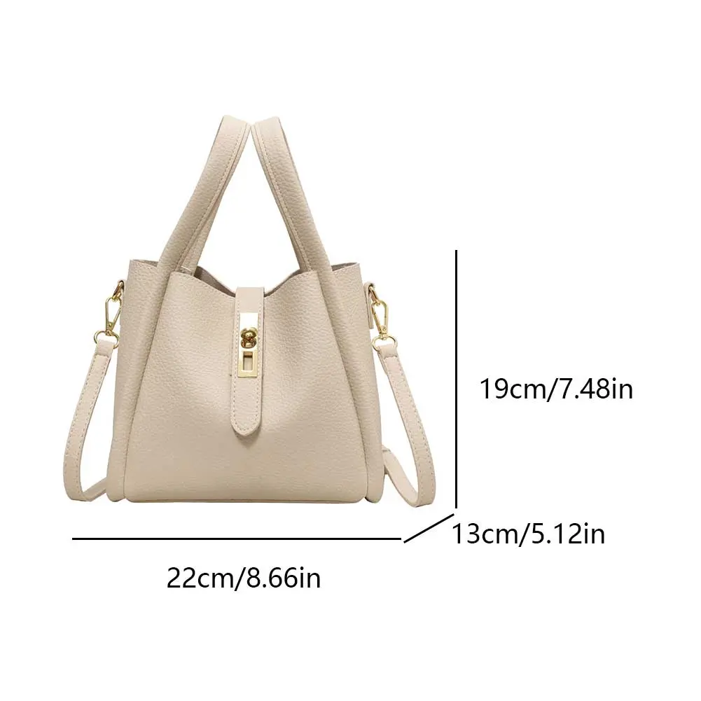 Fashion Brand Handbag New Large Capacity Shoulder Bag High-end Women's Bag Double Handle PU Leather Crossbody Bag with Inner Bag