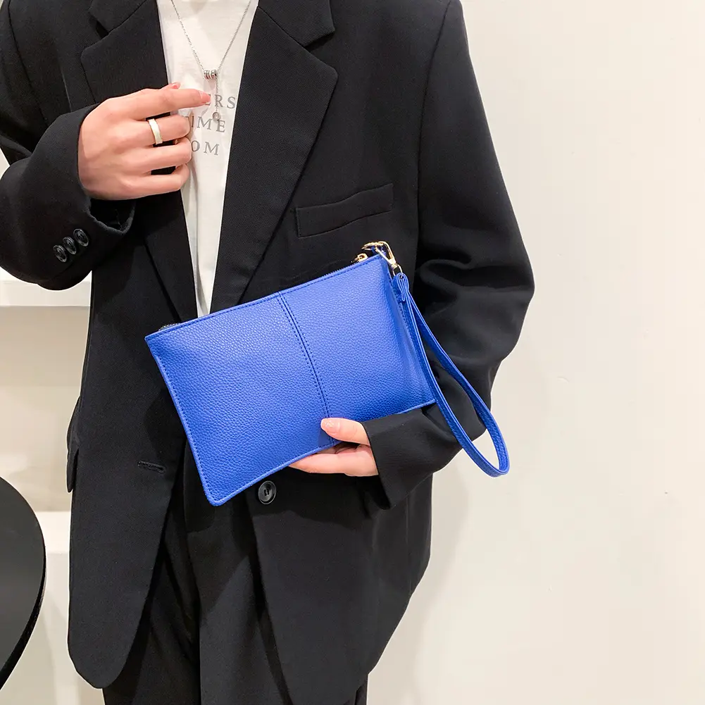 Fashion Women Clutch Bag Handbag Exquisite Envelope Wrist Bags Zipper Long Wallet Elegant Lady Party Evening Bags Coin Purse