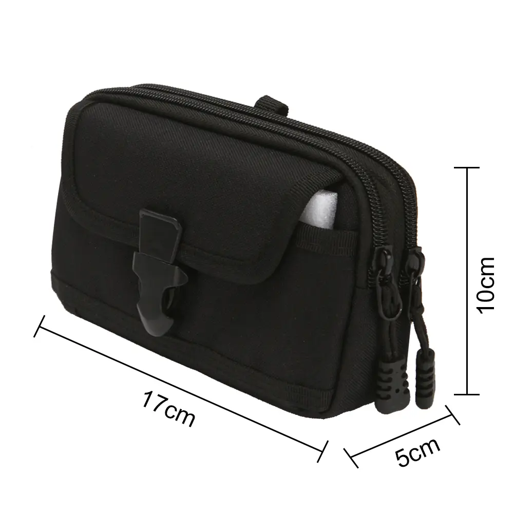Men's Waist bag 6.5 Inch Mobile Phone Pockets Waterproof Travel Camping Waist Bags Middle-Aged Old People Wear Belts Pockets