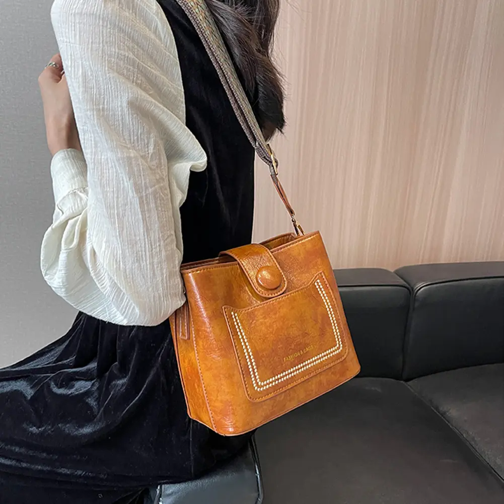 Women Leisure Tote Bag Printed Ladies Casual Handbags PU Leather Fashion Large Capacity Crossbody Bags Leather Large New Satchel