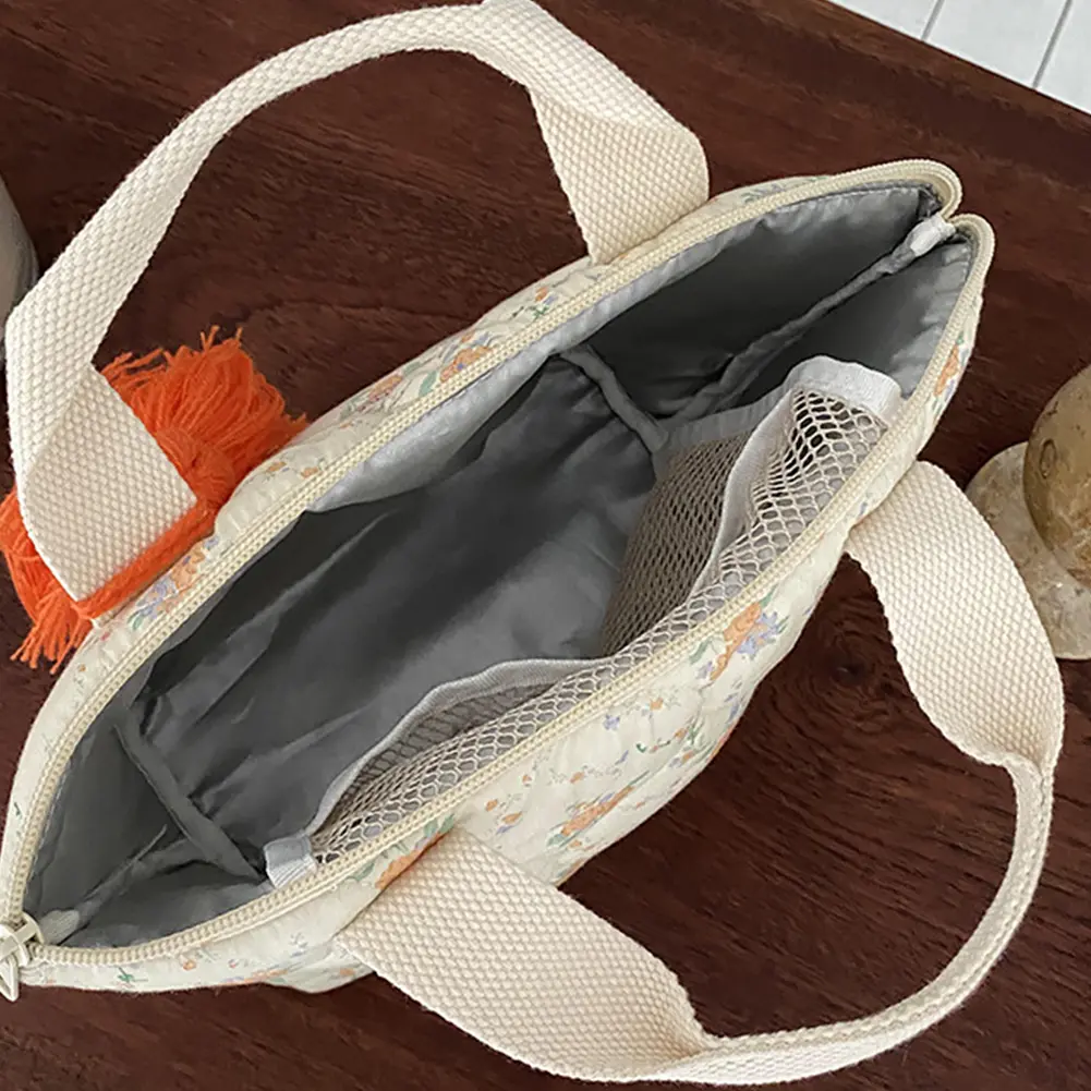 Japanese Quilted Insulated Lunchbox Portable Travel Small Tote For Women's&Children Storage Container Lunch Bag Food Picnic Bags