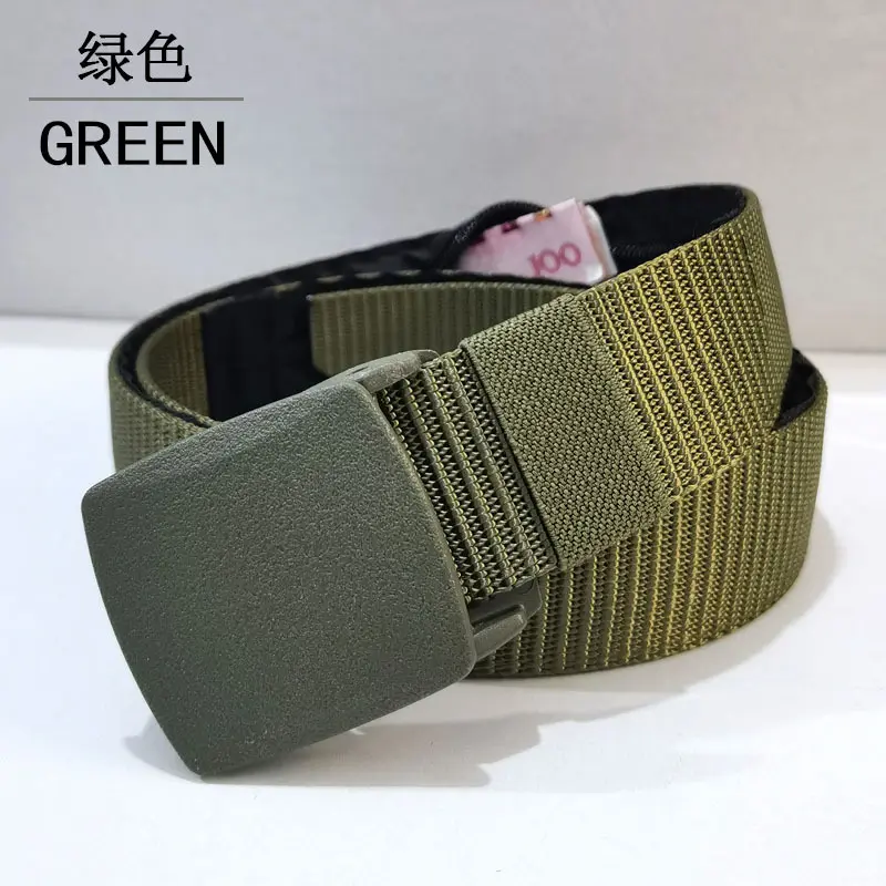 Tactical Outdoor Belt Cash Anti-Theft Belt Waist Bag for Men Women Belt with Zipper Money Slot Pocket Quick Release Elastic Belt