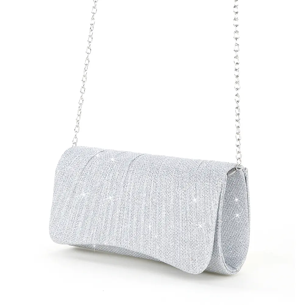Luxury Sparkling Party Envelope Evening Bag Women Fashion Wedding Clutch Personalized Shiny Chain Satchel Bag Ladies Dinner Bags