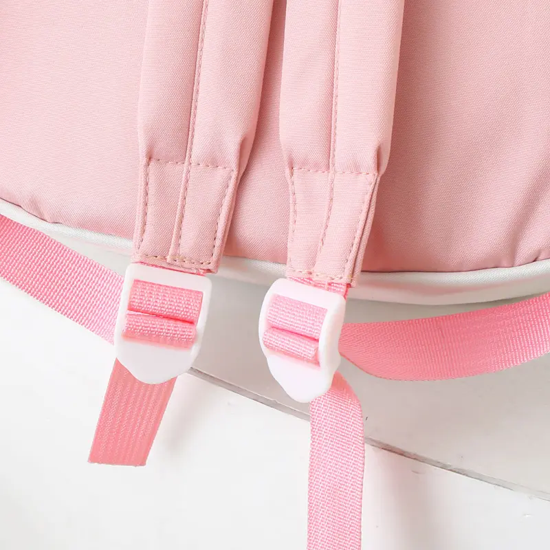 3Pcs Casual School Bookbag Women Cute School Storage Bag Travel Backpack College Laptop Bag with Small Handbag & Pencil Case