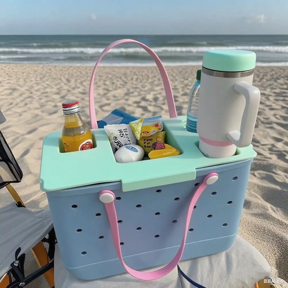 Top Cup Holder Tray for Stanley Cup Waterproof EVA Top Phone Holder Top Storage Lid for Bogg Bag Outdoor Beach Cup Organizer