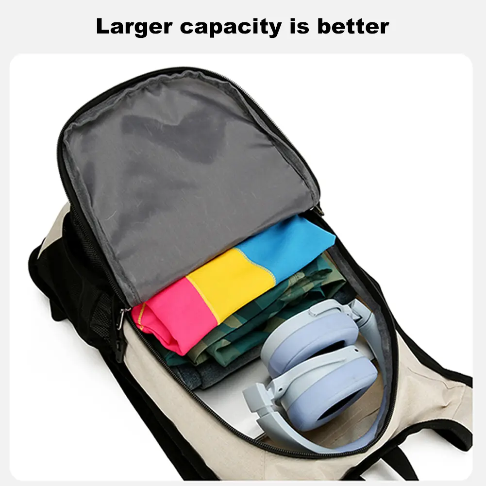 Mountaineering Backpack Foldable Cycling Rucksack With Storage Bag Large Capacity Portable Running Bag Lightweight Travel Pack