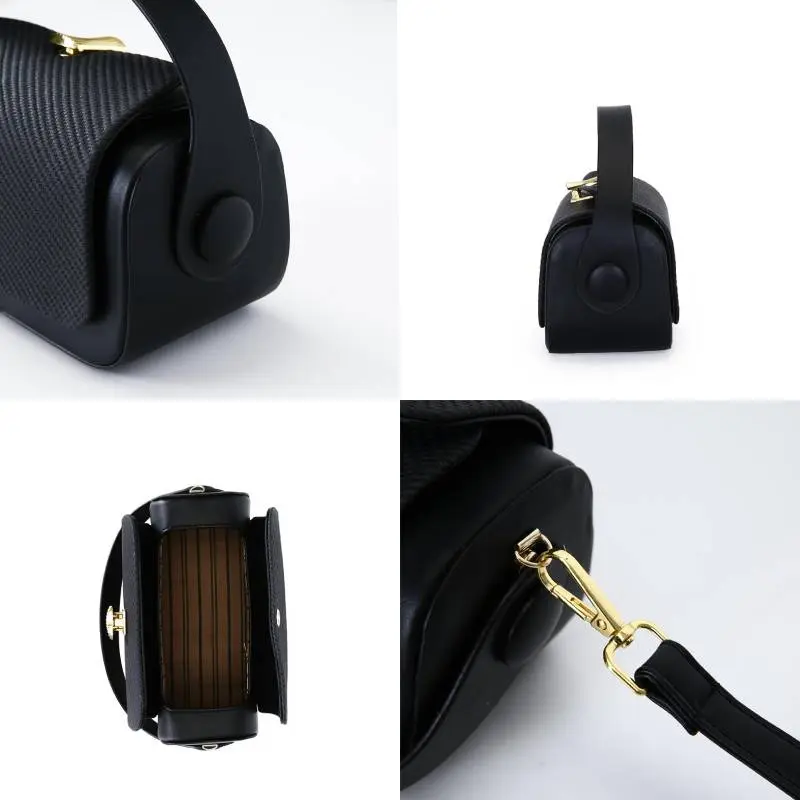 Women Vintage Box Bag Detachable Strap Small Square Handbag Leather messenger Shoulder Bag Work Casual Travel Crossbody Bags