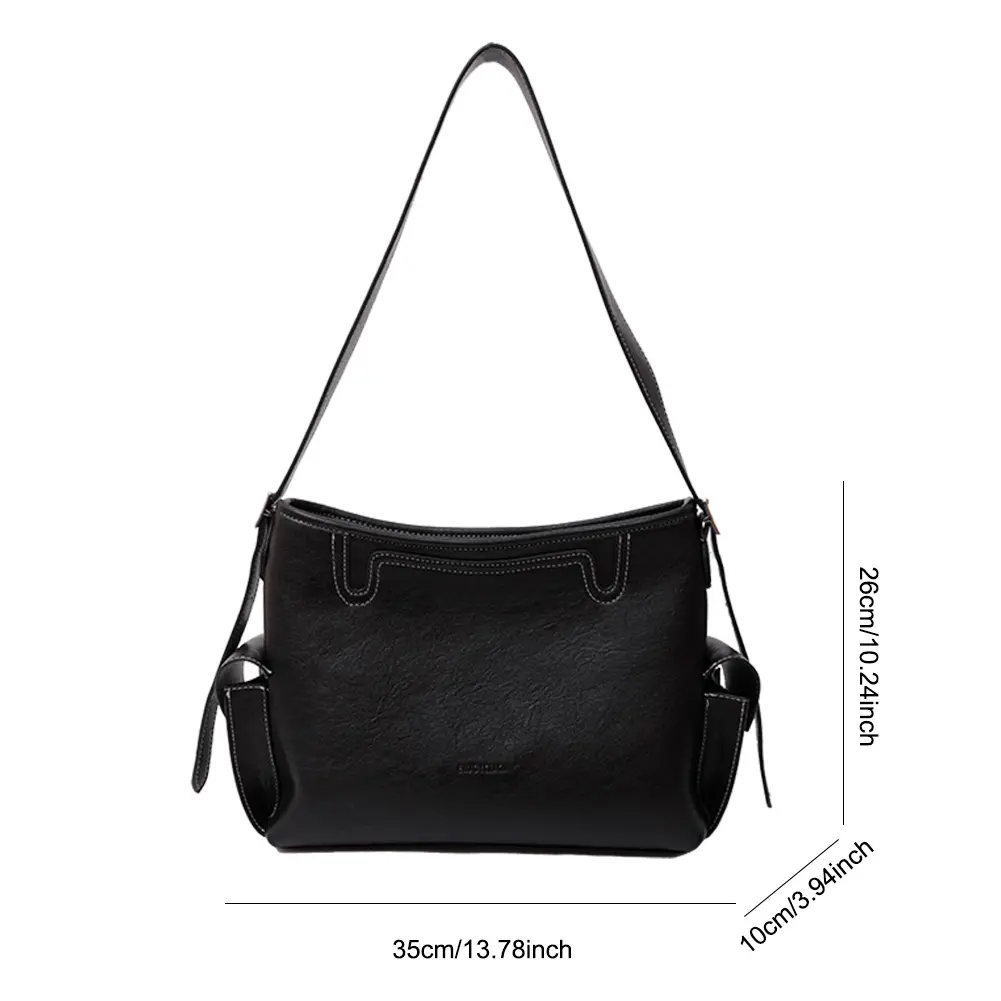 Women PU Leather Crossbody Bags with Large Cup Holder Hobo Tote Handbag Top Handle Satchel Handbags Work Travel Shoulder Bag