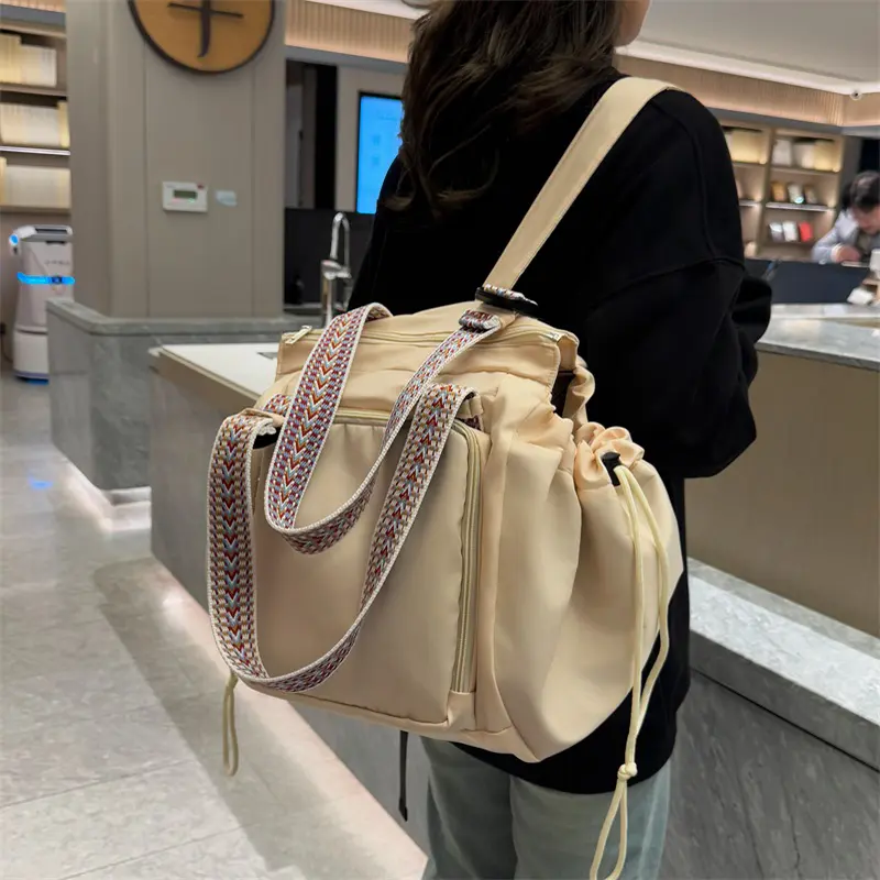 Travel Storage Backpack Expandable Business Tote Handbag Nylon Cradle Duffle Shoulder Bag Yoga Sports Fitness Gym Commute Bags