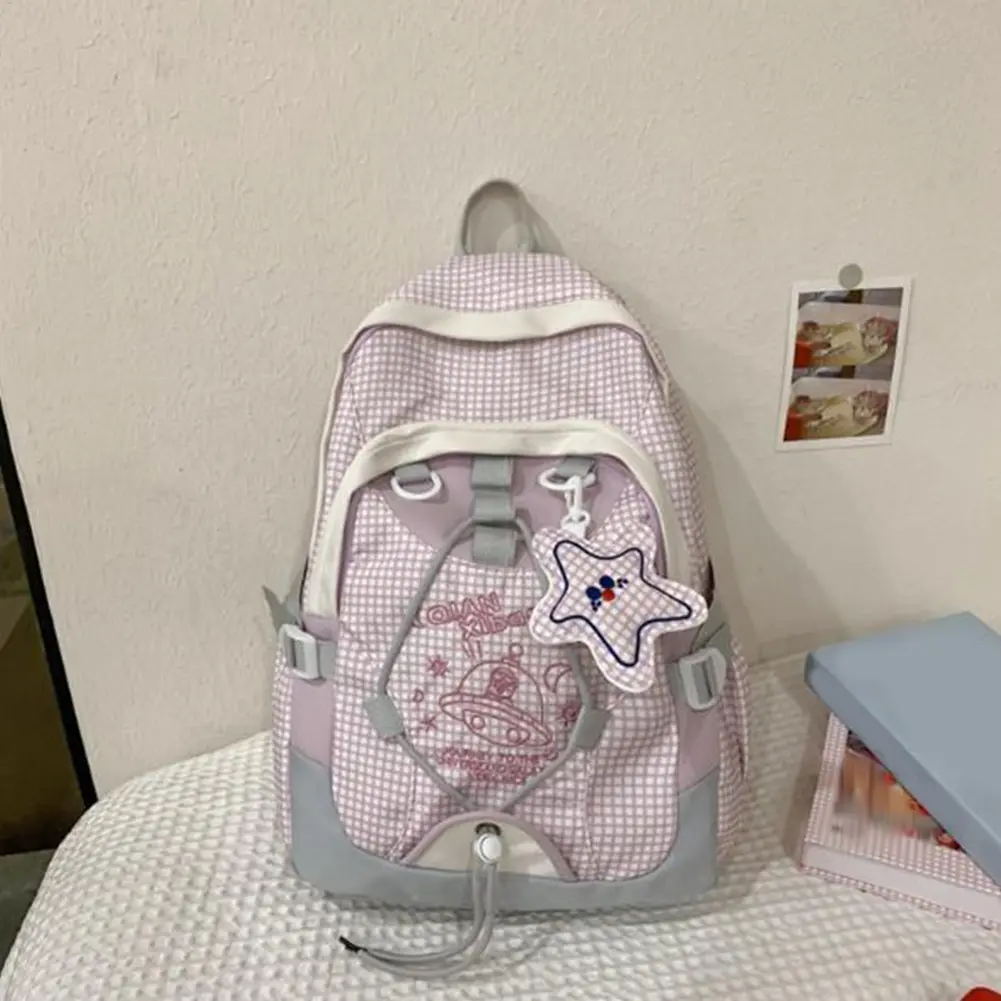 Large Capacity School Bag Korean College Backpack Boys Girl Waterproof Laptop Daypack Causal Rucksack Cute Double Shoulder Bag