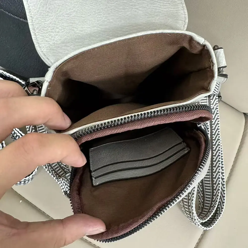 Women PU Leather Mini Crossbody Bags Adjustable Removable Strap Sling Purse with Card Slots Cellphone Shoulder Bag Wallet Purse