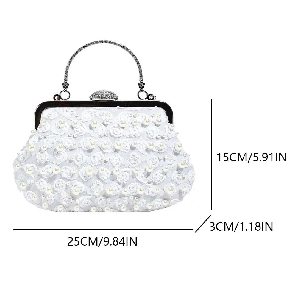 Women Clutch Purse Elegant Evening Purse with Chain Strap Handbag Large Capacity Party Shoulder Bag Chic Hobo Crossbody Bags