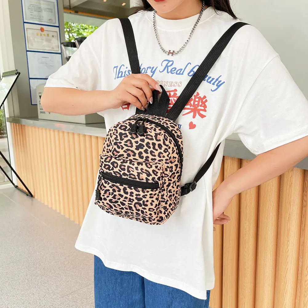 Woman Backpacks nylon Cute Animal Pattern Backpack Female White Backpacks Black Backpacks For Teen Girls Fashion Backpacks