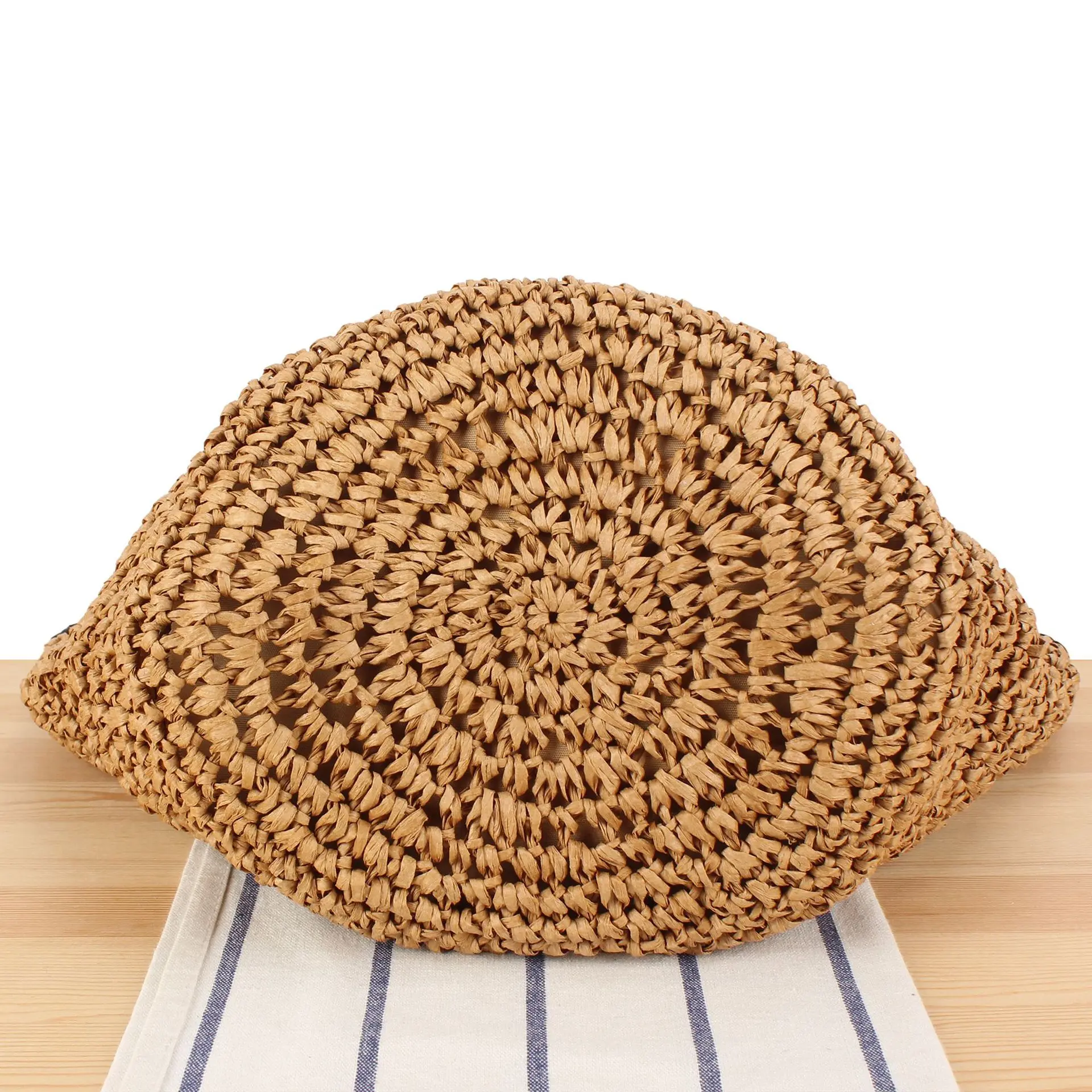 New Beach Straw Underarm Pouch Casual Large Shoulder Armpit Bag Woven Tote Handbag Magnetic Buckle Seaside Storage Basket Bag