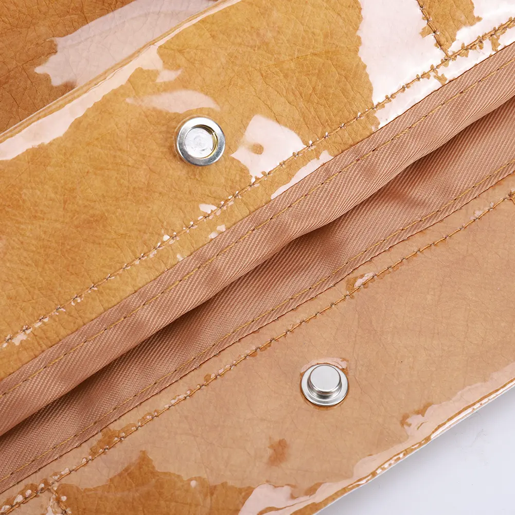 PVC Transparent Plastic Shoulder Bag Letters Print Clear Dupont Paper Tote Handbag Women Shopping Travel Carry Top-Handle Bags