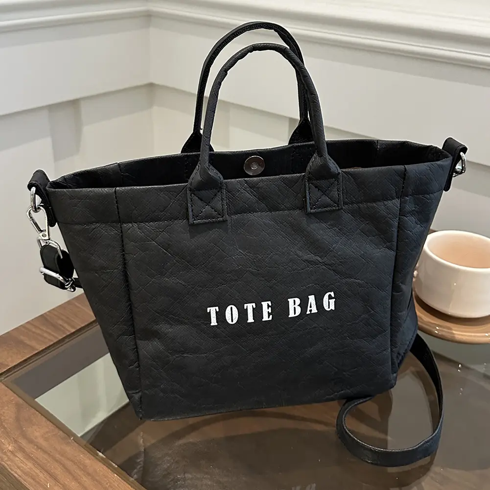 Top Handle Tote Bag For Women Large Capacity Retro Shoulder Bag Zipper Crossbody Bags Solid Commuting Bags Ladies Simple Handbag