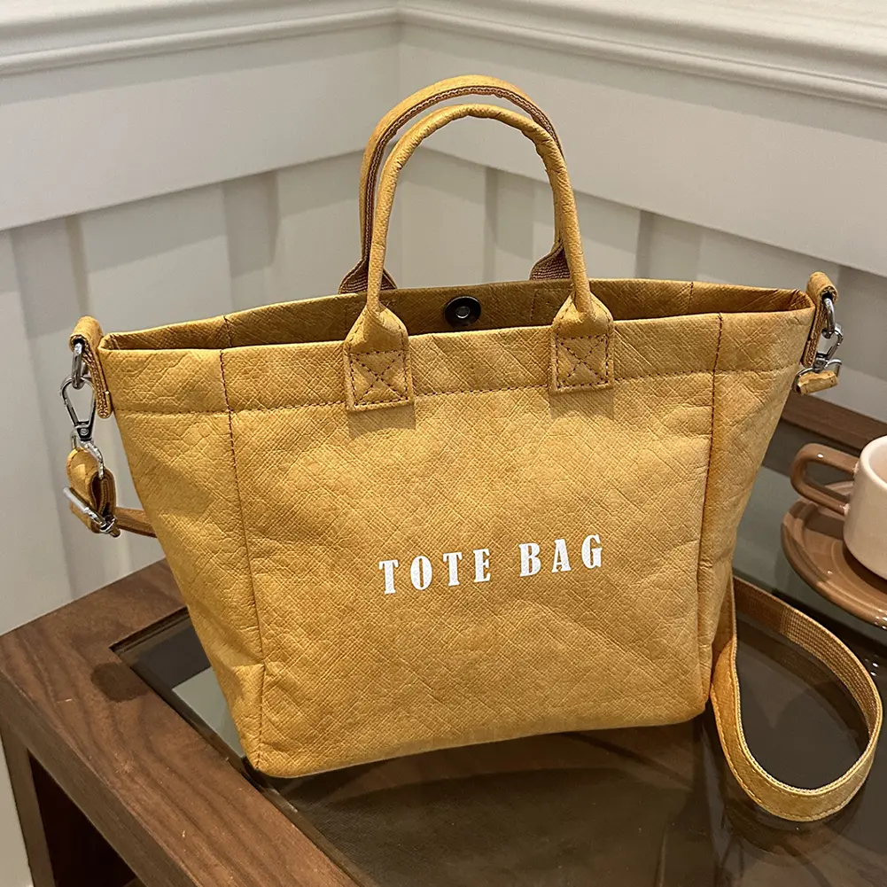 Top Handle Tote Bag For Women Large Capacity Retro Shoulder Bag Zipper Crossbody Bags Solid Commuting Bags Ladies Simple Handbag
