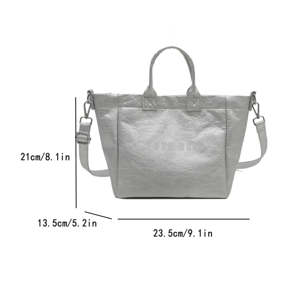 Top Handle Tote Bag For Women Large Capacity Retro Shoulder Bag Zipper Crossbody Bags Solid Commuting Bags Ladies Simple Handbag