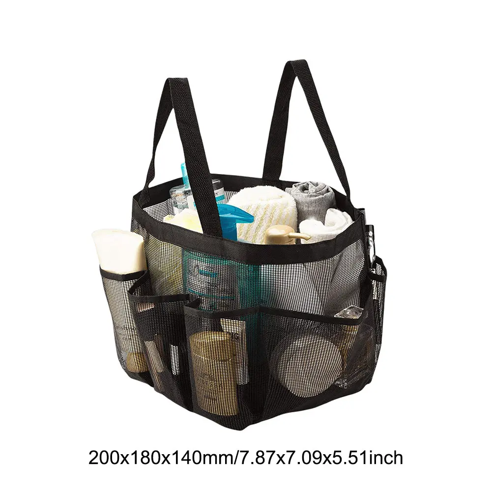 Mesh Beach Storage Bag breathable Tote Shoulder Bags Casual Toy Handbags Large Capacity Shopping pack for outdoor Vacation