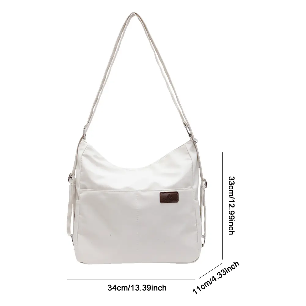 Casual Tote Handbags 3 Way Women Large Capacity Casual Hobo Shoulder Bag Square Crossbody Bags Shopping Beach Travel Backpack