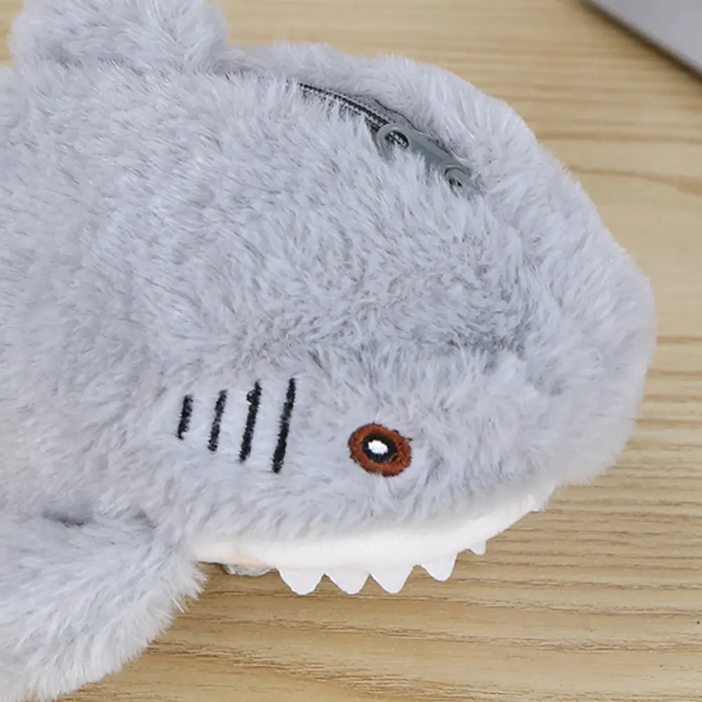 Plush Sea Otter Pencil Case Makeup Brush Storage Bag Creative Pencil Organizer Box Large Capacity for Students Boys Girls