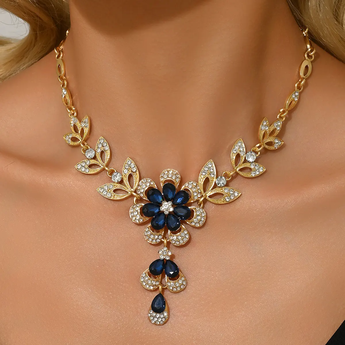 1PC Women's Fashion Flower Design Necklace Jewelry Suitable for Date, Party, Festival Gifts-2174