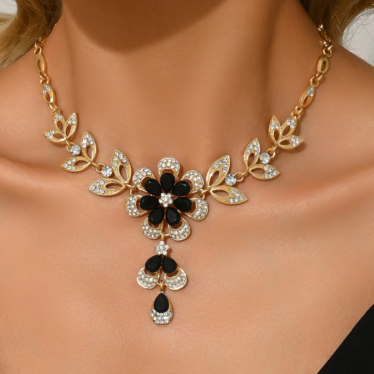 1PC Women's Fashion Flower Design Necklace Jewelry Suitable for Date, Party, Festival Gifts-2174
