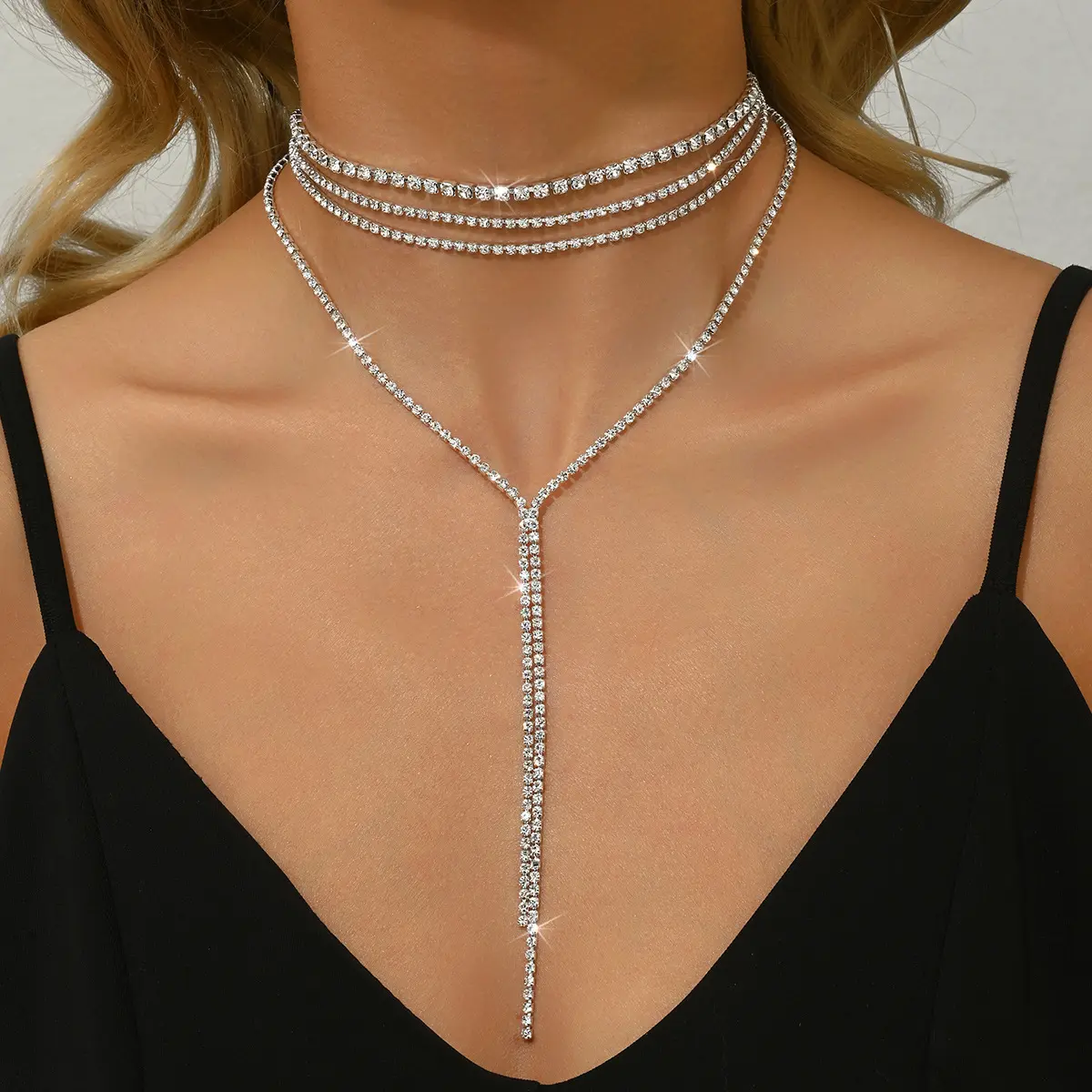 1PC Women's Fashion Trendy Tassel Pendant Necklace Jewelry Suitable for Date, Party, Festival Gift-L66