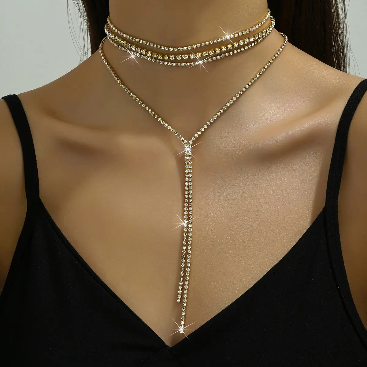 1PC Women's Fashion Trendy Tassel Pendant Necklace Jewelry Suitable for Date, Party, Festival Gift-L66