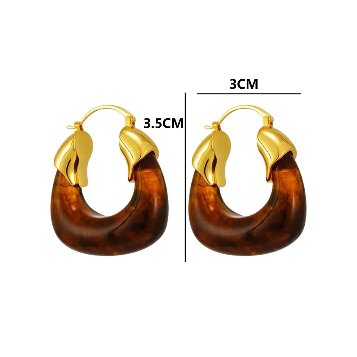 2PC Women's Fashion Simple Earrings Jewelry Accessories Suitable for Date, Party, Festival Gifts