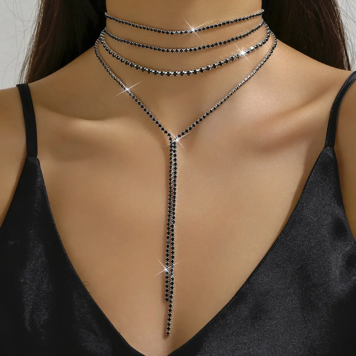 1PC Women's Fashion Trendy Tassel Pendant Necklace Jewelry Suitable for Date, Party, Festival Gift-L66