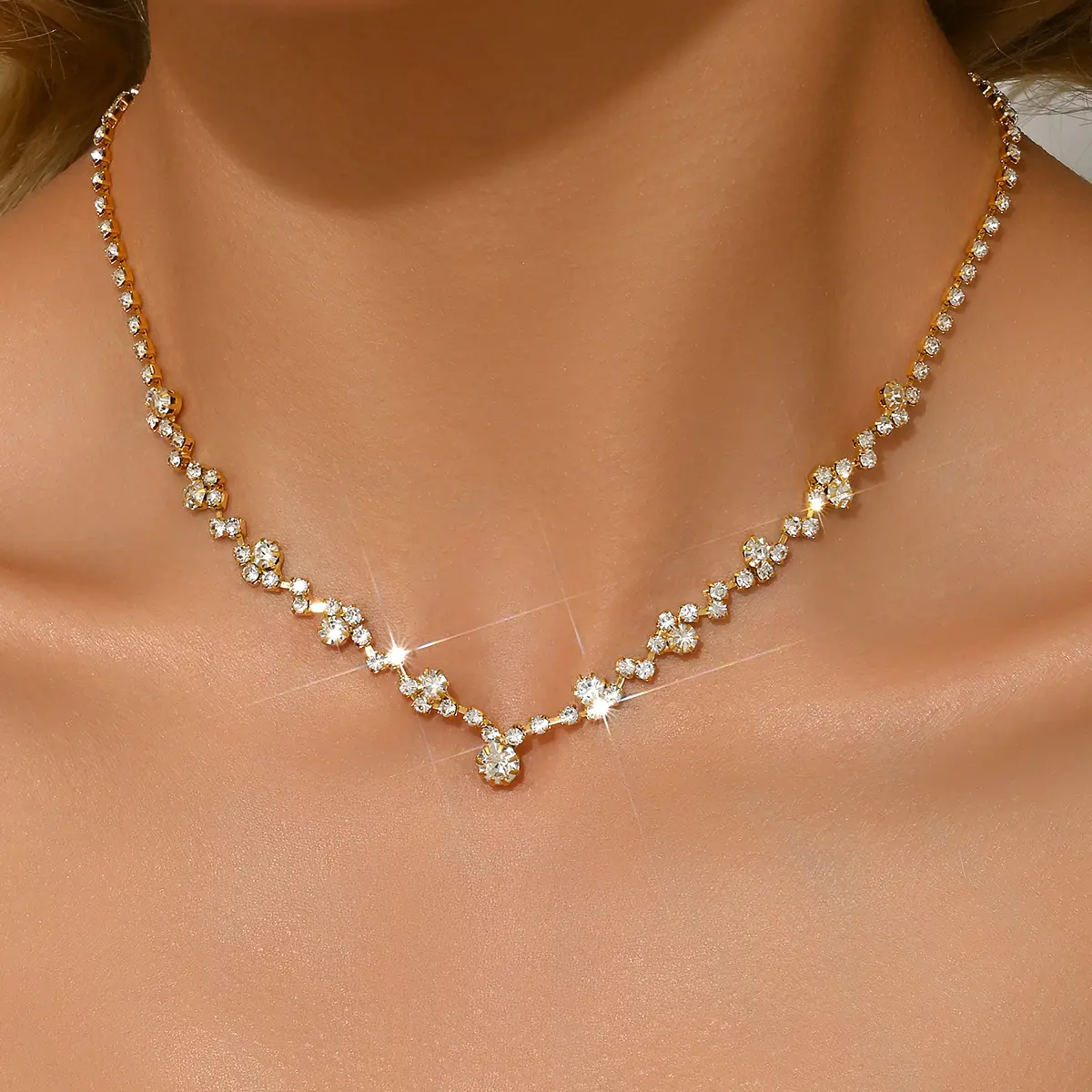 1PC Women's Fashion Geometric Design Necklace Jewelry Suitable for Date, Party, Festival Gifts-2175