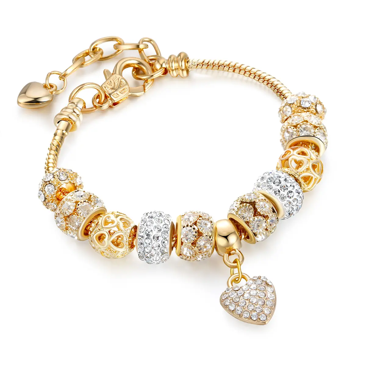 1PC Women's Fashion Pan Family Multi Element Beaded Bracelet Jewelry Accessories Suitable for Date, Party, Festival Gifts