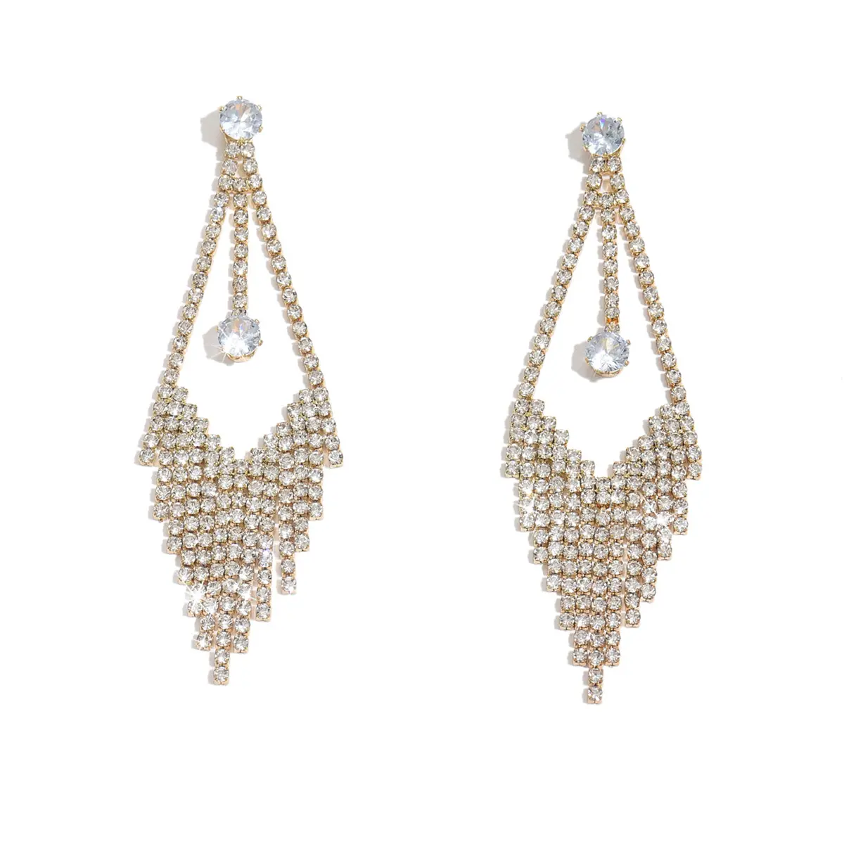 Ladies' fashionable tassel earrings and jewelry are suitable for dates, parties, festivals, and gifts