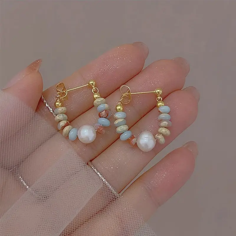 2PC Women's Fashion Bead Earrings Jewelry Jewelry Design Sense Suitable for Date, Party, Festival Gifts-1009