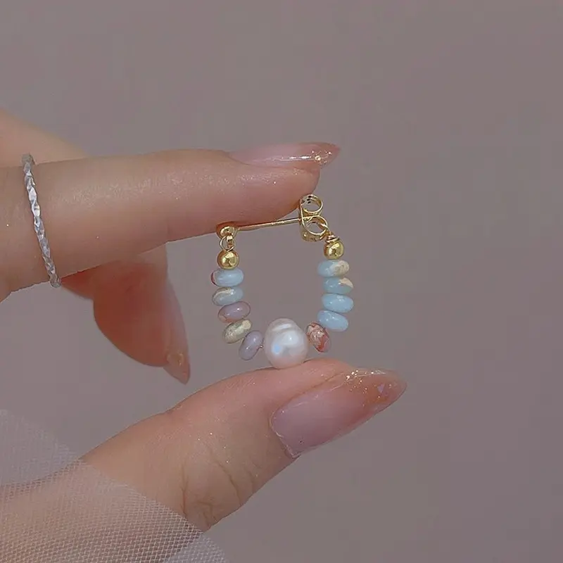 2PC Women's Fashion Bead Earrings Jewelry Jewelry Design Sense Suitable for Date, Party, Festival Gifts-1009