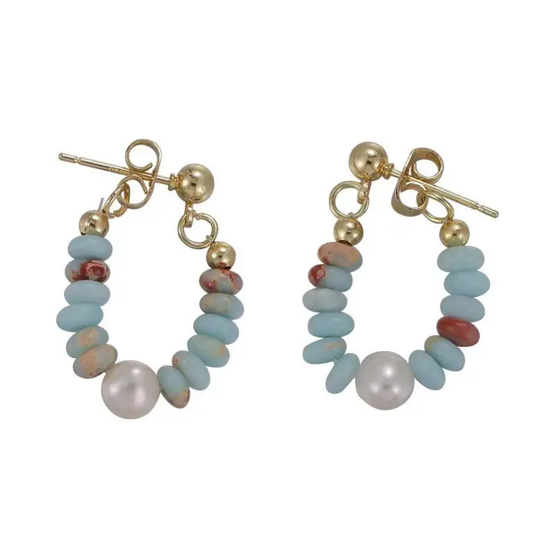 2PC Women's Fashion Bead Earrings Jewelry Jewelry Design Sense Suitable for Date, Party, Festival Gifts-1009