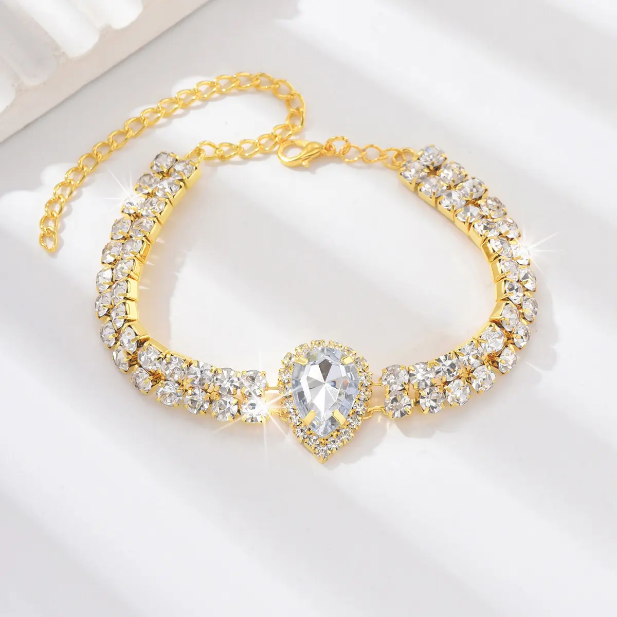 Women's Fashion Claw Chain Series Multi layer Waterdrop Foot Chain Tourism Beach Banquet Party Daily Wear Festival Gifts