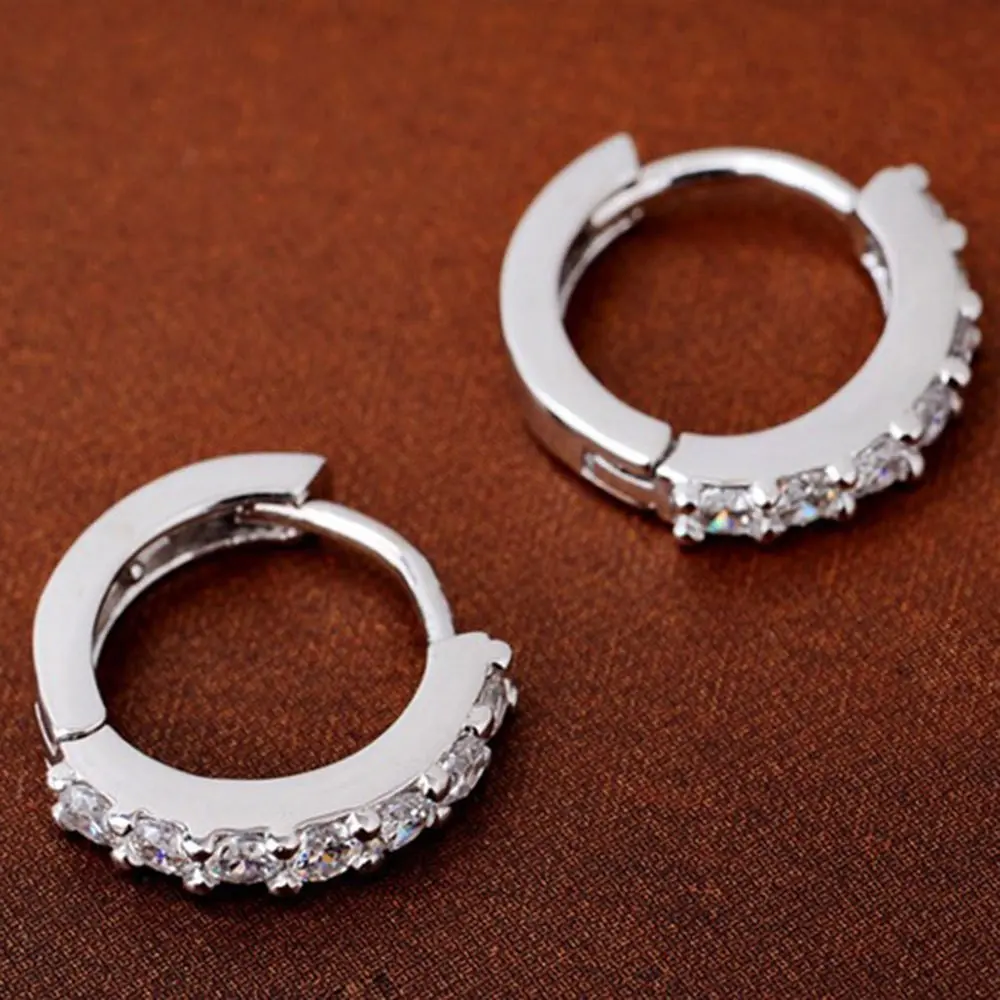 2PC Women's Fashion Water Diamond Earrings, Jewelry Accessories, Simple and Versatile, Date Parties, Festival Gifts-1011