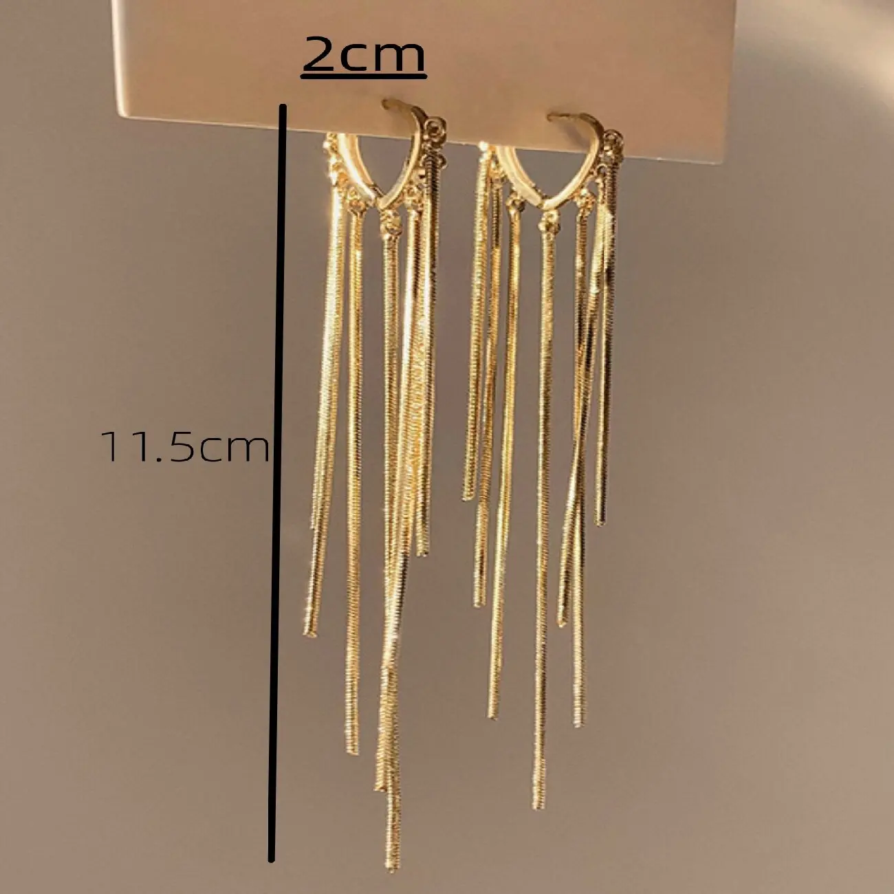 2PC Fashion Copper Alloy Long Flow Su Heart shaped Earrings Jewelry Suitable for Women's Daily Wear and Travel Accessories-6604