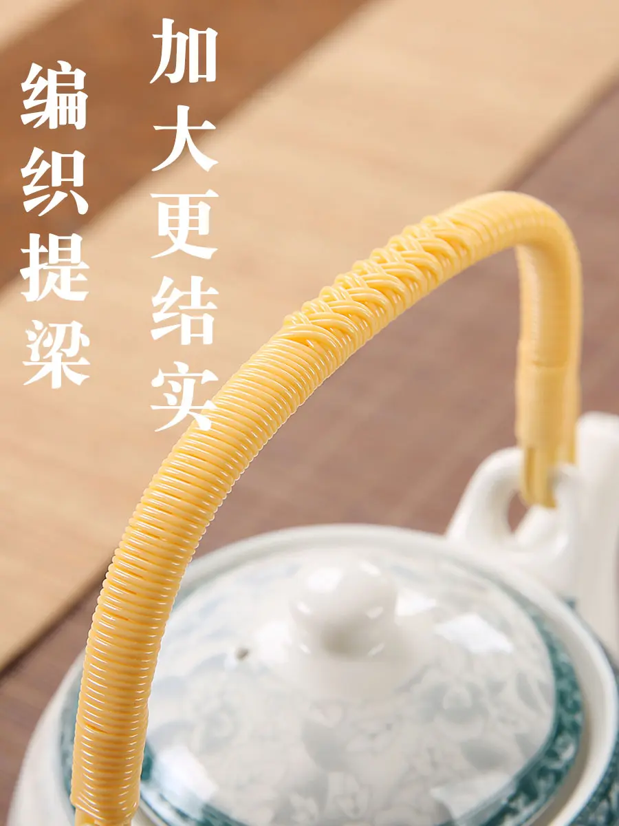 Old-fashioned teapot ceramic pot large capacity for home beam kettle restaurant cold water kettle filter tea kettle