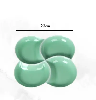 Tableware ceramic fruit plate living creative for home multifunctional european platter hotel cute dessert plate ceramic plate
