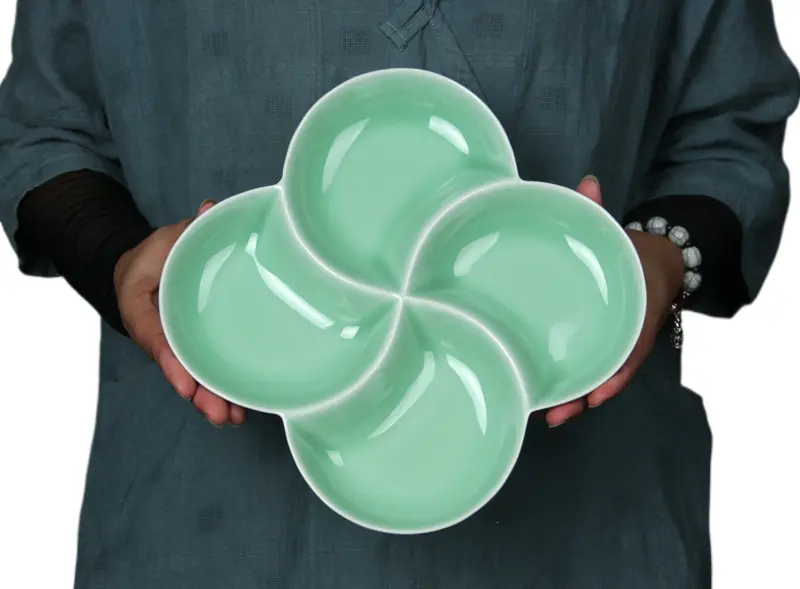 Tableware ceramic fruit plate living creative for home multifunctional european platter hotel cute dessert plate ceramic plate