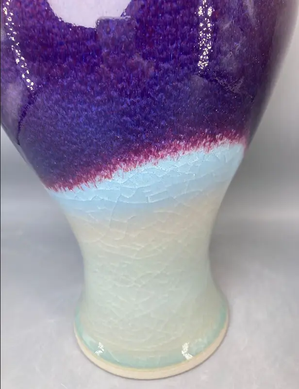 Jun porcelain vase appreciation bottle crafts High 37 cm home decor floreros jarrones florero flower vase vaas