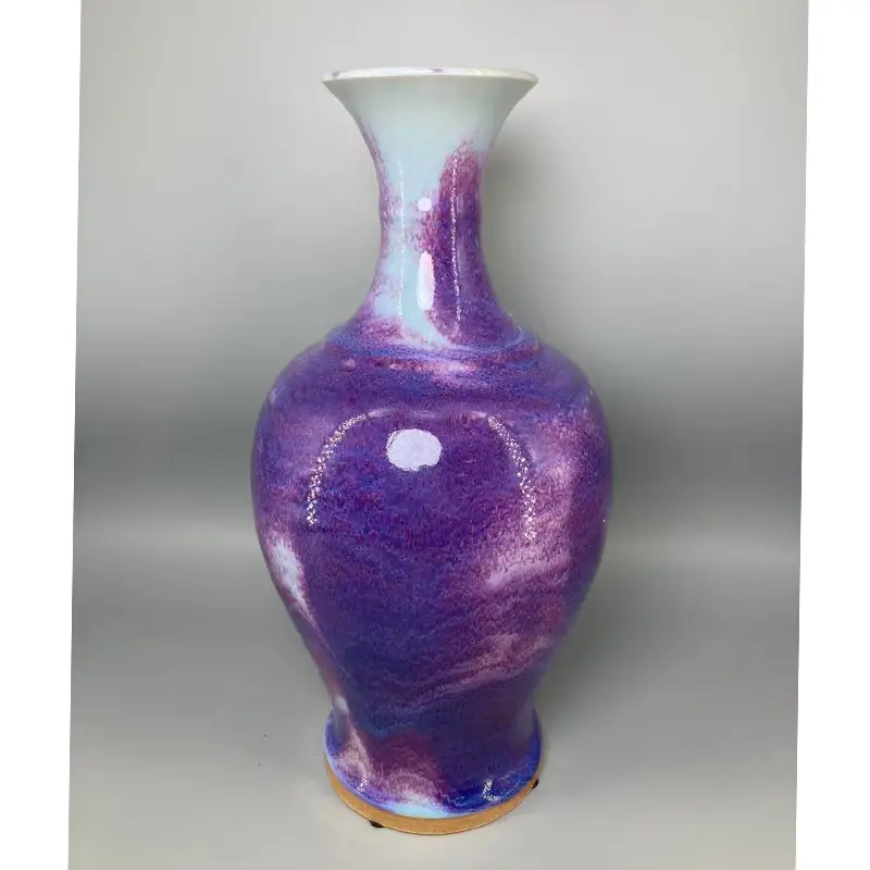 Jun Porcelain Vase Bottle, High, 33.5 cm