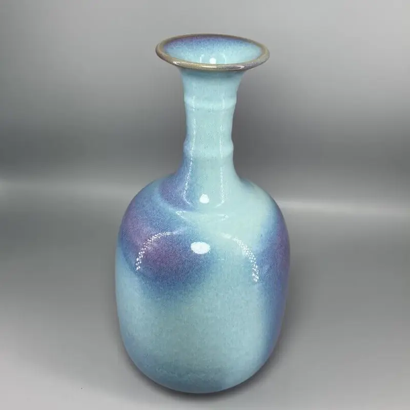 Porcelain Flower Vase for Room, Ceramic Vase, The Sky is Clear and the Moon, Shining High, 31 cm